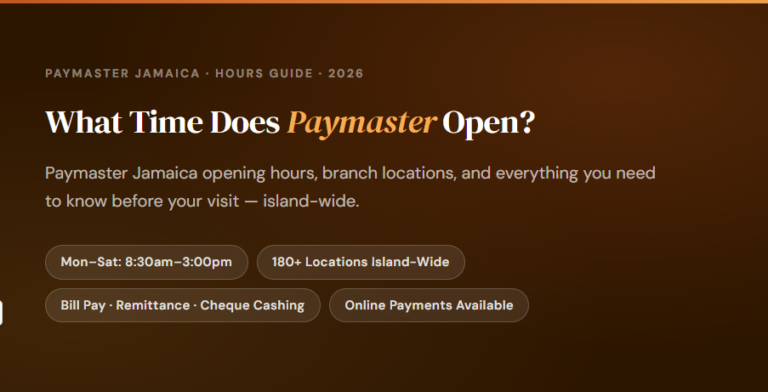 What Time Does Paymaster Open?